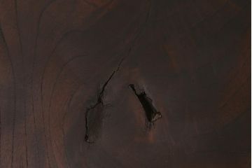 アンティーク雑貨　ケヤキ材一枚板　木の味わいが魅力的な花台(飾り台、盆栽卓)(R-043045)