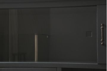 ビンテージ家具　神戸洋家具　永田良介商店　ペイント　シックな佇まいのサイドボード(キャビネット、収納棚、飾り棚、ヴィンテージ)(R-043049)