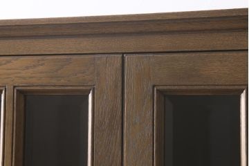 ヴィンテージ家具　神戸洋家具　クラシカルで上品な佇まいが素敵なカップボード(定価約80万円)(食器棚、収納棚、ビンテージ)(R-043060)