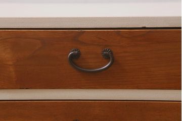 アンティーク家具　ペイント　ツートンカラーがおしゃれな小引き出し(卓上収納、小物収納)(R-043062)