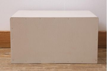 アンティーク家具　ペイント　ツートンカラーがおしゃれな小引き出し(卓上収納、小物収納)(R-043062)