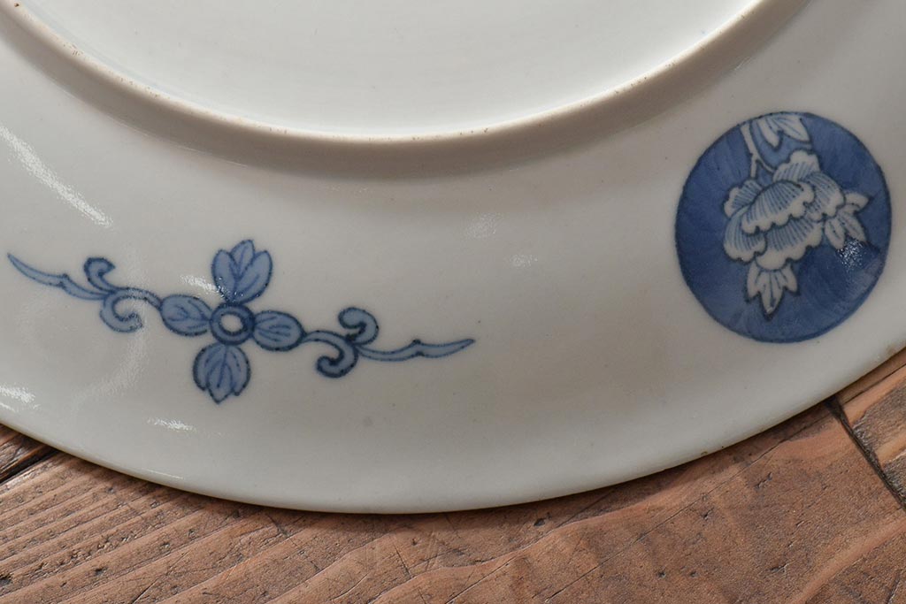 770『染付 山水楼閣 皿』萬暦年製　/骨董品 古美術 古玩 アンティーク 公式】アンティーク家具ラフジュ工房商品詳細ページアンティーク