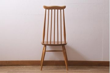 ヴィンテージ家具　イギリスビンテージ　ERCOL(アーコール)　ゴールドスミス　ナチュラルな木色が魅力のチェア (ダイニングチェア、椅子)(R-043077)