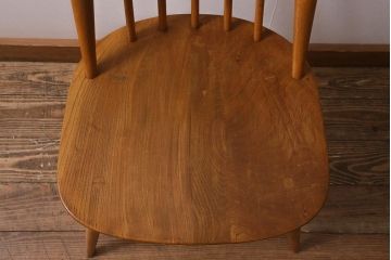 イギリスビンテージ　ERCOL(アーコール)　ゴールドスミス　ナチュラルスタイルにぴったりのチェア(椅子)(R-043078)