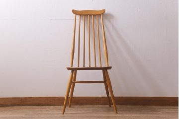 イギリスビンテージ　ERCOL(アーコール)　ゴールドスミス　ナチュラルスタイルにぴったりのチェア(椅子)(R-043078)