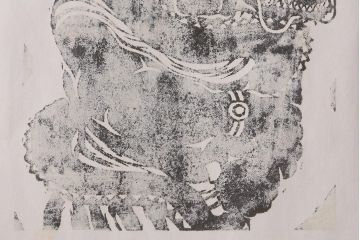 地井紅雲　「燈鬼/天」「燈鬼/龍」　仏前燈　木版画　6/20　天燈鬼・竜燈鬼(仏教美術)(R-043098)