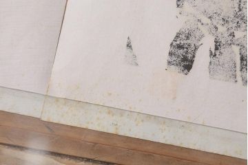 地井紅雲　「燈鬼/天」「燈鬼/龍」　仏前燈　木版画　6/20　天燈鬼・竜燈鬼(仏教美術)(R-043098)