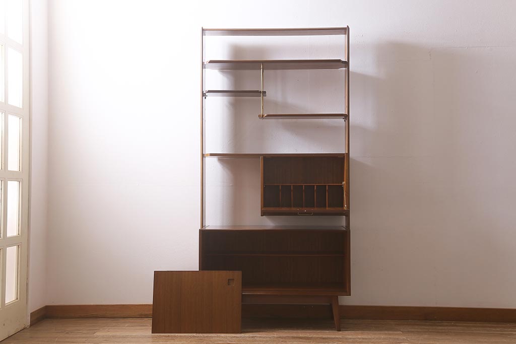 ヴィンテージ家具　北欧家具　G-PLAN(ジープラン)　ルームディバイダー(収納棚、飾り棚、陳列棚、ビンテージ)(R-043120)