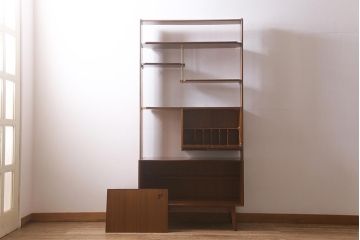 ヴィンテージ家具　北欧家具　G-PLAN(ジープラン)　ルームディバイダー(収納棚、飾り棚、陳列棚、ビンテージ)(R-043120)