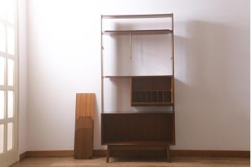 ヴィンテージ家具　北欧家具　G-PLAN(ジープラン)　ルームディバイダー(収納棚、飾り棚、陳列棚、ビンテージ)(R-043120)