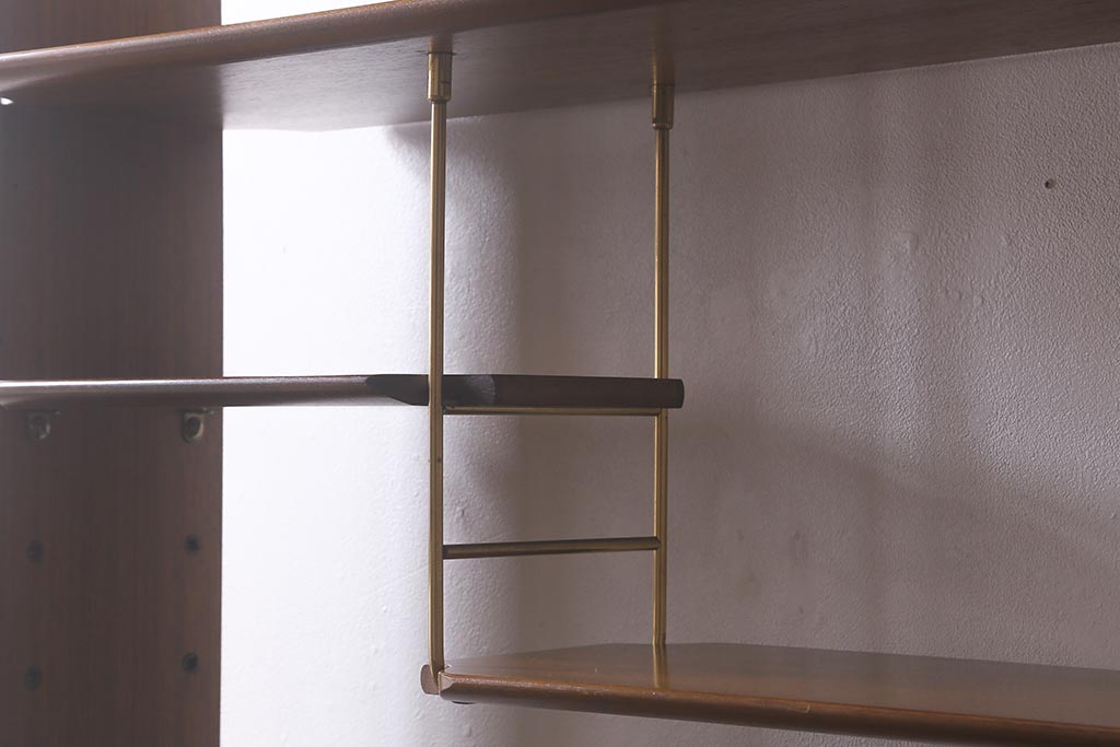 ヴィンテージ家具　北欧家具　G-PLAN(ジープラン)　ルームディバイダー(収納棚、飾り棚、陳列棚、ビンテージ)(R-043120)