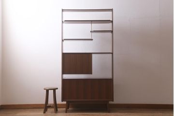 ヴィンテージ家具　北欧家具　G-PLAN(ジープラン)　ルームディバイダー(収納棚、飾り棚、陳列棚、ビンテージ)(R-043120)