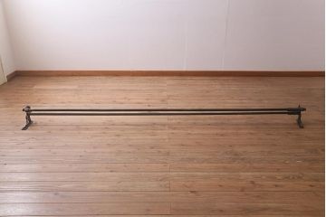 激レア!　アンティーク雑貨　大正昭和初期　大正ロマン　ユニークな鳥モチーフのカーテンレール(R-043127)