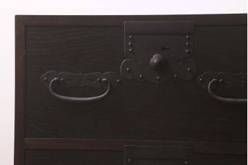 ラフジュ工房オリジナル　古金具リメイク　テレビ台(ローボード、テレビボード、収納棚)(R-043141)