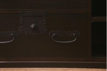 ラフジュ工房オリジナル　古金具リメイク　テレビ台(ローボード、テレビボード、収納棚)(R-043141)