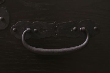 ラフジュ工房オリジナル　古金具リメイク　テレビ台(ローボード、テレビボード、収納棚)(R-043141)