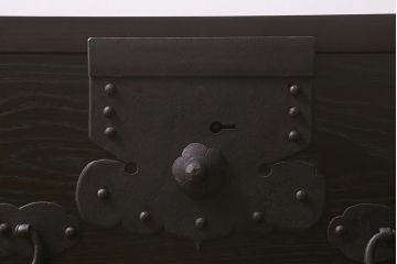 ラフジュ工房オリジナル　古金具リメイク　テレビ台(ローボード、テレビボード、収納棚)(R-043141)