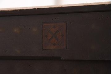 アンティーク家具　和製アンティーク　大正期　クラシカルな雰囲気漂うガラスケース(ショーケース、陳列棚)(R-043147)