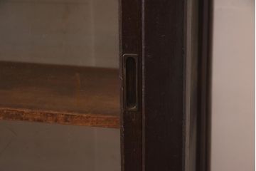 アンティーク家具　和製アンティーク　大正期　クラシカルな雰囲気漂うガラスケース(ショーケース、陳列棚)(R-043147)