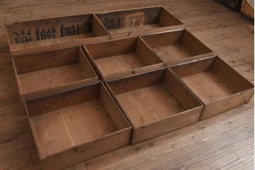 アンティーク家具　和製アンティーク　大正期　味わい深い雰囲気が魅力のチェスト(引き出し)(R-043148)