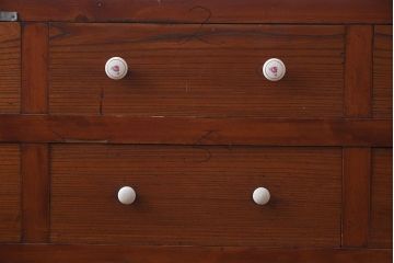 アンティーク家具　和製アンティーク　大正期　味わい深い雰囲気が魅力のチェスト(引き出し)(R-043148)