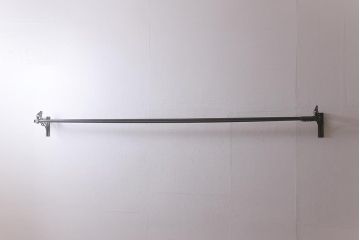 激レア!　アンティーク雑貨　大正昭和初期　大正ロマン　ユニークな鶏モチーフのカーテンレール(R-043215)
