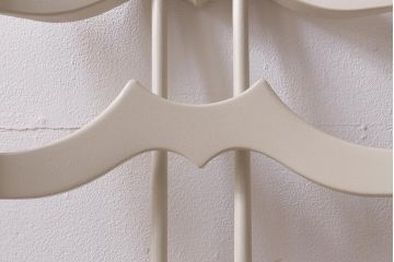 ヴィンテージ家具　イギリスビンテージ　ERCOL(アーコール)　ペイント　希少!洗練された佇まいのラダーバックチェア(ダイニングチェア、椅子)(R-043218)