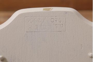 ヴィンテージ家具　イギリスビンテージ　ERCOL(アーコール)　ペイント　希少!洗練された佇まいのラダーバックチェア(ダイニングチェア、椅子)(R-043218)