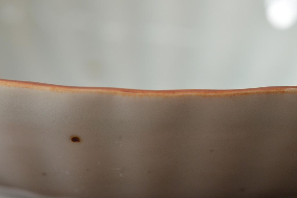 アンティーク雑貨　幕末〜明治期　伊万里焼　白磁　菊皿3枚セット(和食器)(R-043233)