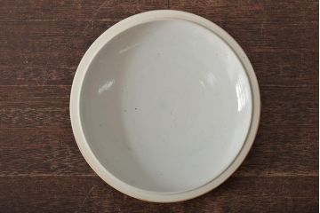 アンティーク雑貨　江戸期　古伊万里　牡丹文蓋物(深鉢、深皿)(R-043239)
