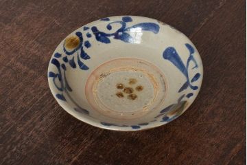 沖縄琉球　壺屋焼　小橋川仁王　6寸皿(和食器)(R-043241)