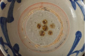 沖縄琉球　壺屋焼　小橋川仁王　6寸皿(和食器)(R-043241)