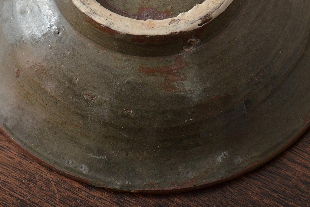 沖縄琉球　壺屋焼　小橋川仁王　6寸皿(和食器)(R-043241)