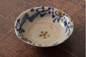 沖縄琉球　壺屋焼　小橋川仁王　6寸皿(和食器)(R-043241)