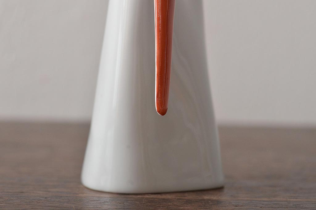 ハンガリー　HOLLOHAZA(ホロハーザ)　オウムフィギュリン(インコ?、鳥、置物、磁器)(R-043243)