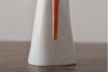 ハンガリー　HOLLOHAZA(ホロハーザ)　オウムフィギュリン(インコ?、鳥、置物、磁器)(R-043243)