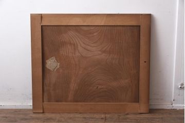 アンティーク家具　明治期　ヒノキ材・欅材　味わいのある収納箪笥(サイドボード、水屋箪笥、戸棚)(R-043248)