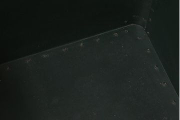 レトロ雑貨　昭和レトロ　古い　カネボウ　カタン糸　ボテ箱(鐘紡、収納箱)(R-043257)