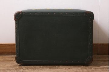 レトロ雑貨　昭和レトロ　古い　カネボウ　カタン糸　ボテ箱(鐘紡、収納箱)(R-043257)