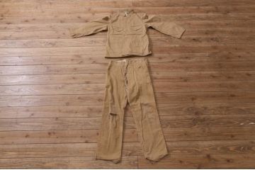 明治期　旧日本軍　軍服上下(陸軍作業衣?)(R-043264)