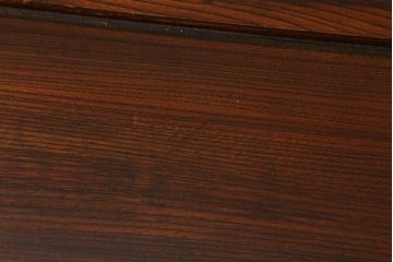 和製アンティーク　昭和初期　総ケヤキ材　力強い杢目が美しい座卓(ローテーブル、センターテーブル)(R-043272)