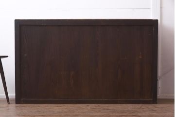 アンティーク家具　明治大正期　落ち着いた雰囲気が魅力の戸棚(収納棚、水屋箪笥)(R-043281)