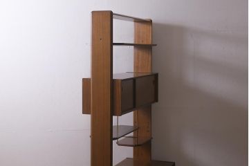 ヴィンテージ家具　北欧家具　G-PLAN(ジープラン)　ルームディバイダー(収納棚・飾り棚・陳列棚、ビンテージ)(R-043300)