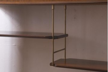 ヴィンテージ家具　北欧家具　G-PLAN(ジープラン)　ルームディバイダー(収納棚・飾り棚・陳列棚、ビンテージ)(R-043300)