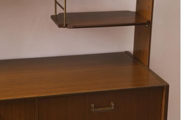 ヴィンテージ家具　北欧家具　G-PLAN(ジープラン)　ルームディバイダー(収納棚・飾り棚・陳列棚、ビンテージ)(R-043300)