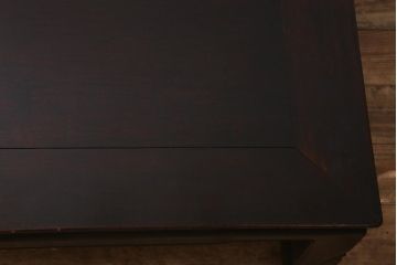 和製アンティーク　大正昭和初期　紫檀(シタン)材　シンプルながらも風格漂う座卓(ローテーブル、センターテーブル)(R-043301)