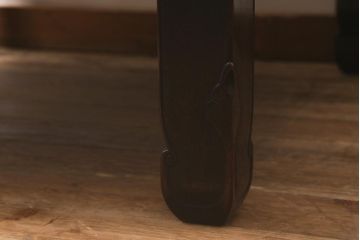 和製アンティーク　大正昭和初期　紫檀(シタン)材　シンプルながらも風格漂う座卓(ローテーブル、センターテーブル)(R-043301)