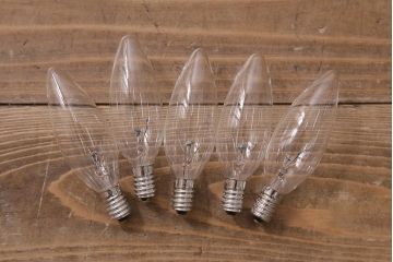 ヴィンテージ照明　輸入品　色付きのガラスドロップがおしゃれなリーフシャンデリア(天井照明、ビンテージ)(R-043304)