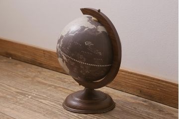 ヴィンテージ雑貨　イタリア　Zoffoli Geographia　地球儀(グローブ、ディスプレイ、ビンテージ)(R-043314)