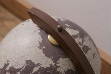 ヴィンテージ雑貨　イタリア　Zoffoli Geographia　地球儀(グローブ、ディスプレイ、ビンテージ)(R-043314)